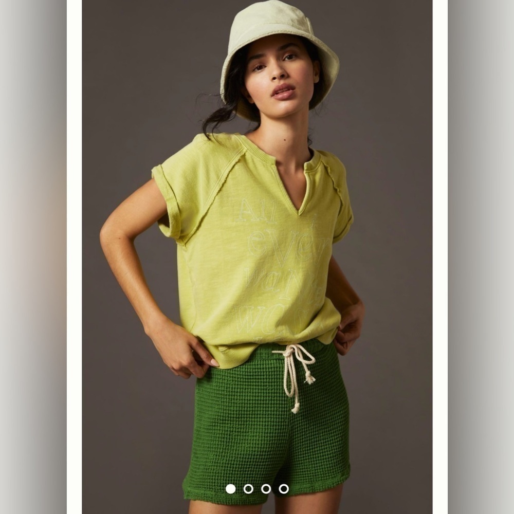 Scott Csoke for Anthropologie Sustainable Sweatshirt Top, Size XS